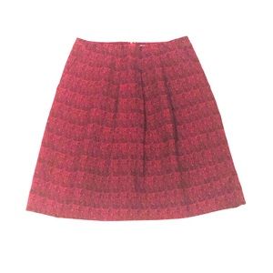 BANANA REPUBLIC Red and Black Skirt
